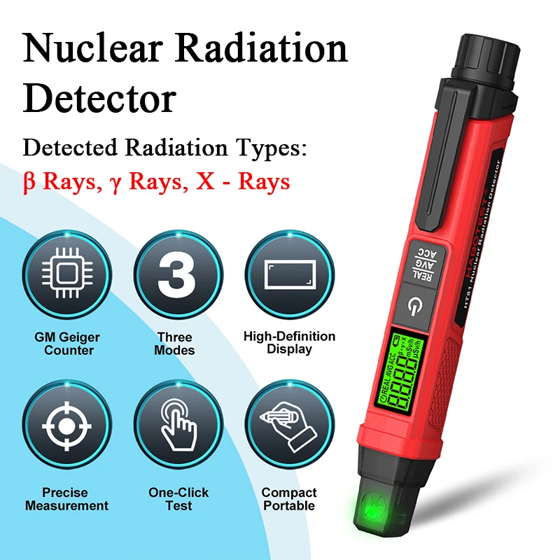 Geiger Counter Radiation Detector,Portable Nuclear Radiation Detector X-ray Gamma Beta Detector Marble Radioactivity Tester
Geiger Counter Radiation Detector,Portable Nuclear Radiation Detector X-ray Gamma Beta Detector Marble Radioactivity Tester
