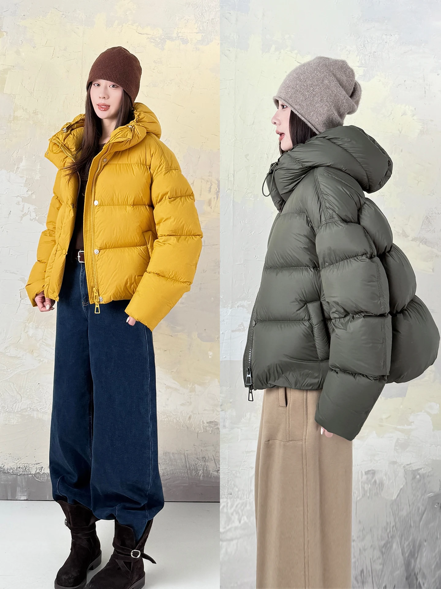 Traceable Comfortable Goose down Puffer Jaet Hooded Bread Sle Warmth Winter New Arrival Women's Casual Loose Fit Nylon
Traceable Comfortable Goose down Puffer Jaet Hooded Bread Sle Warmth Winter New Arrival Women's Casual Loose Fit Nylon