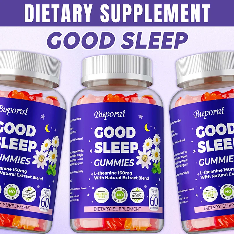 Natural Sleep Aid Gummies Fall Asleep Faster Deep Rest Regulate Circadian Rhythm Jet Lag Support for Adults Men Women
Natural Sleep Aid Gummies Fall Asleep Faster Deep Rest Regulate Circadian Rhythm Jet Lag Support for Adults Men Women