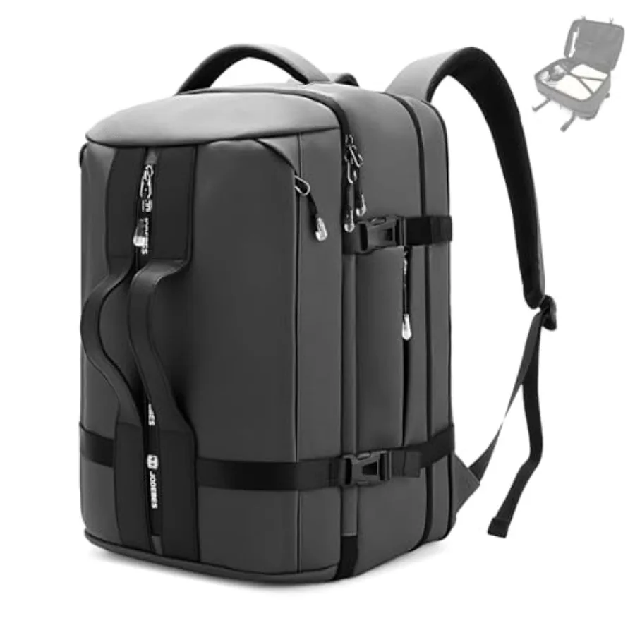 JODEBES Travel Backpack Carry On 50L, Laptop Backpack, Airline Approved Duffel TSA Luggage Bag for Men Women, Water-resistant L
JODEBES Travel Backpack Carry On 50L, Laptop Backpack, Airline Approved Duffel TSA Luggage Bag for Men Women, Water-resistant L