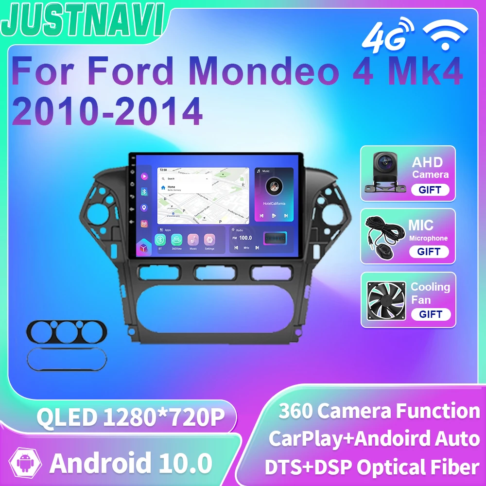 JUSTNAVI Car Radio Android 10 For Ford Mondeo 4 Mk4 2010 2011 2012 2013 2014 Multimedia Video GPS BT Navigation 2 Din DVD Player
JUSTNAVI Car Radio Android 10 For Ford Mondeo 4 Mk4 2010 2011 2012 2013 2014 Multimedia Video GPS BT Navigation 2 Din DVD Player