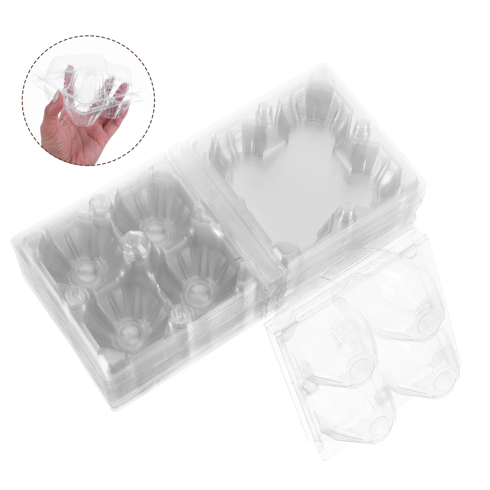 30pcs Egg Box Packaging Container Clear Plastic Cartons for Chicken Eggs Reusable Carrier Storage Tray Save Space Refrigerator
30pcs Egg Box Packaging Container Clear Plastic Cartons for Chicken Eggs Reusable Carrier Storage Tray Save Space Refrigerator