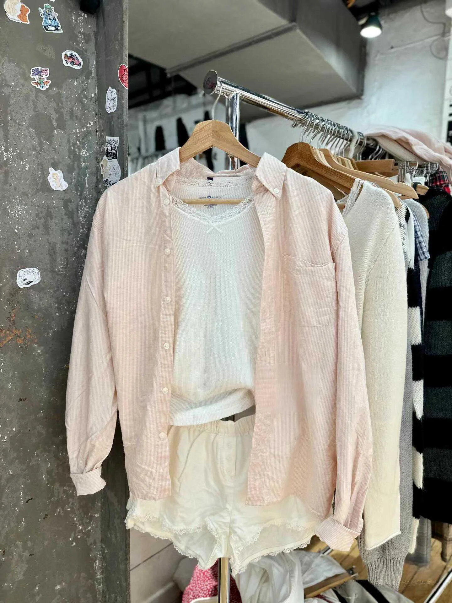 Pink Striped Long Sve Women's Sun Protection irt Loose Thin Spring Summer Cotton Outerwear Casual Sle Brandy Girl BM
Pink Striped Long Sve Women's Sun Protection irt Loose Thin Spring Summer Cotton Outerwear Casual Sle Brandy Girl BM