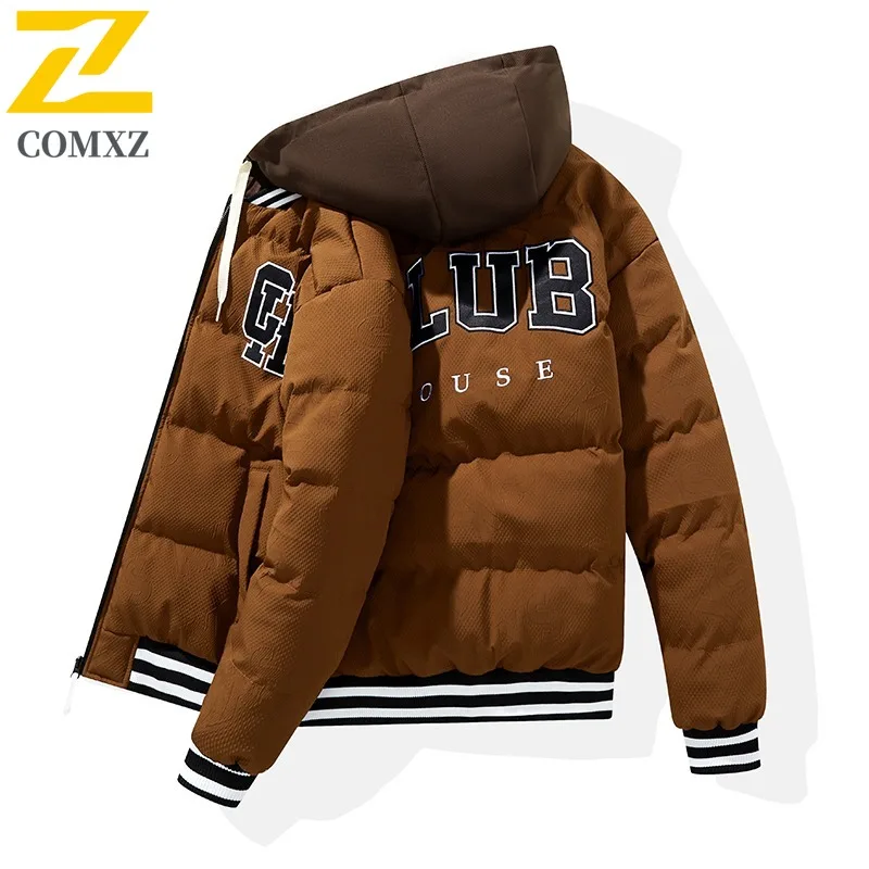 COMXZ Men Bread Jacket New Casual Loose Plus Size Outdoor Running Camping Parker Coat Snow Hooded Windproof Cotton Padded Jacket
COMXZ Men Bread Jacket New Casual Loose Plus Size Outdoor Running Camping Parker Coat Snow Hooded Windproof Cotton Padded Jacket