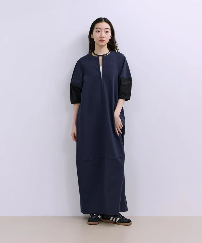 Women's Half Zip Dress Aet R Summer Commute Style Loose Waist Regular Sleeve round Neck Citywalk Single Piece
Women's Half Zip Dress Aet R Summer Commute Style Loose Waist Regular Sleeve round Neck Citywalk Single Piece