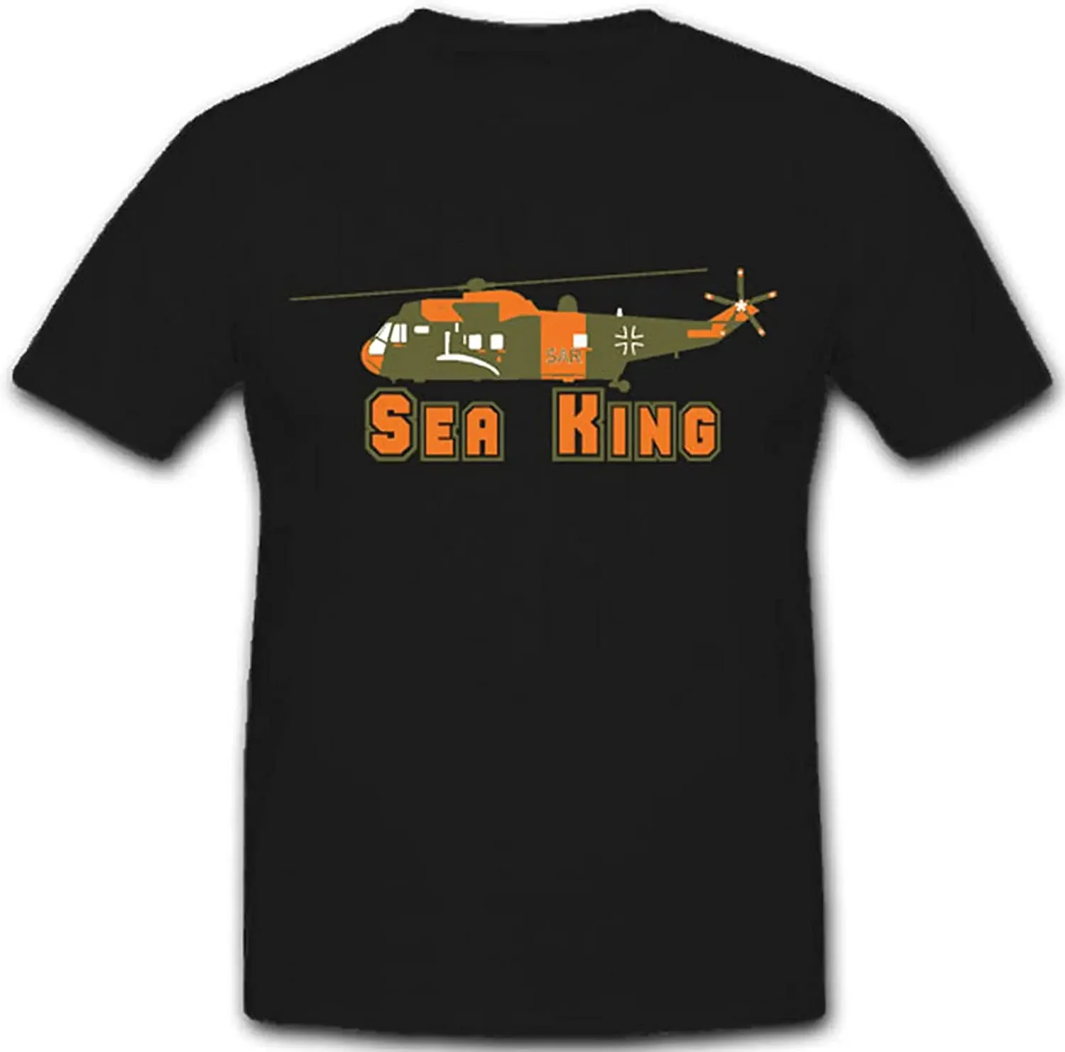 Sea King SAR Helicopter Search Rescue German Army Men T-Shirt
Sea King SAR Helicopter Search Rescue German Army Men T-Shirt
