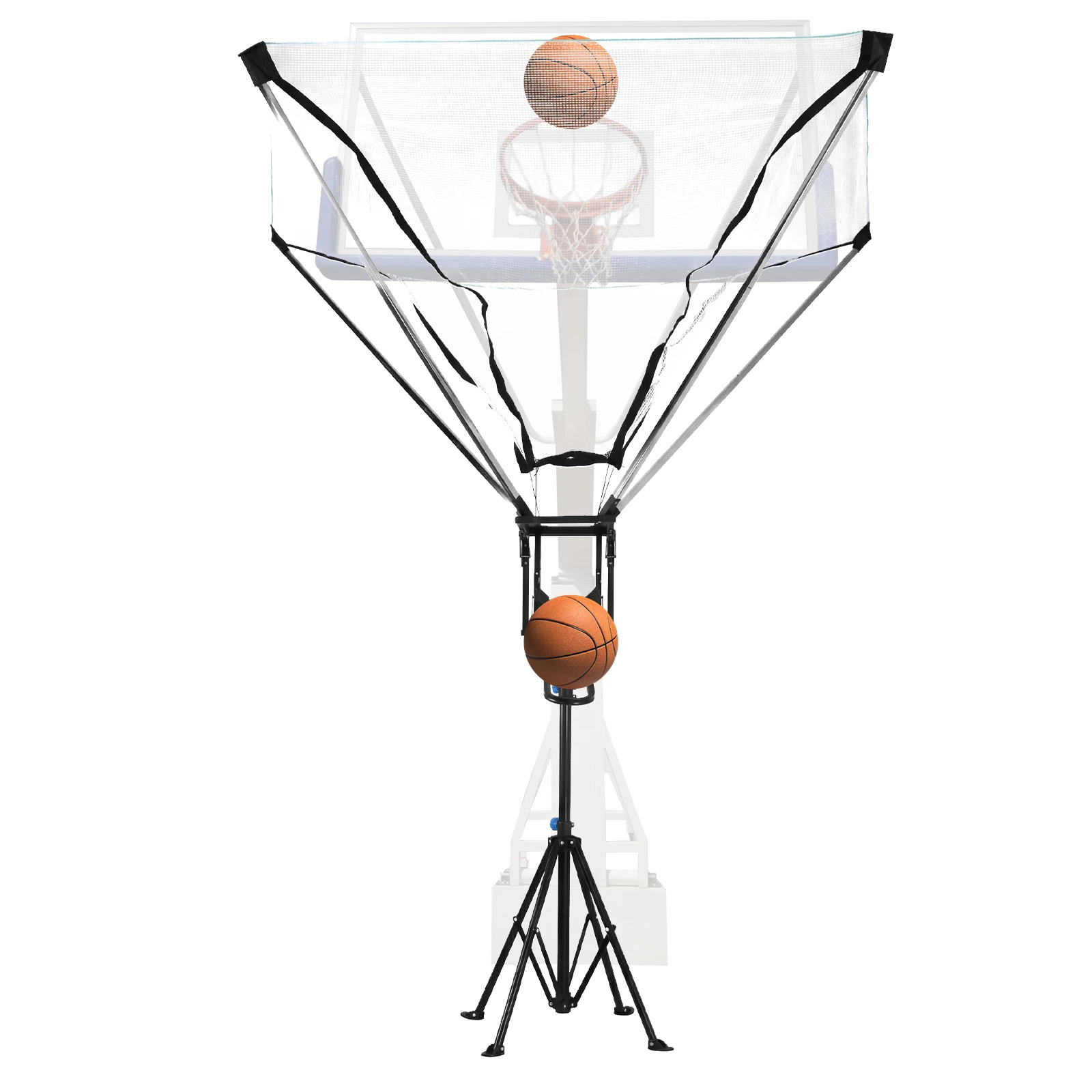 Portable Hoop Trainer Tripod with 180° Rotating Track Adjustable Height with Net Return System for Indoor & Outdoor Use
Portable Hoop Trainer Tripod with 180° Rotating Track Adjustable Height with Net Return System for Indoor & Outdoor Use