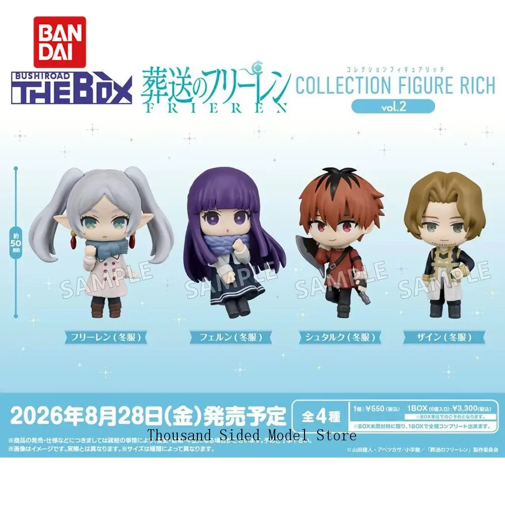 Original Bandai Frieren: Beyond Journey's End Gashapon Toys Winter clothing standing posture 2 Fern Frieren 5Cm Anime Model Toys
Original Bandai Frieren: Beyond Journey's End Gashapon Toys Winter clothing standing posture 2 Fern Frieren 5Cm Anime Model Toys
