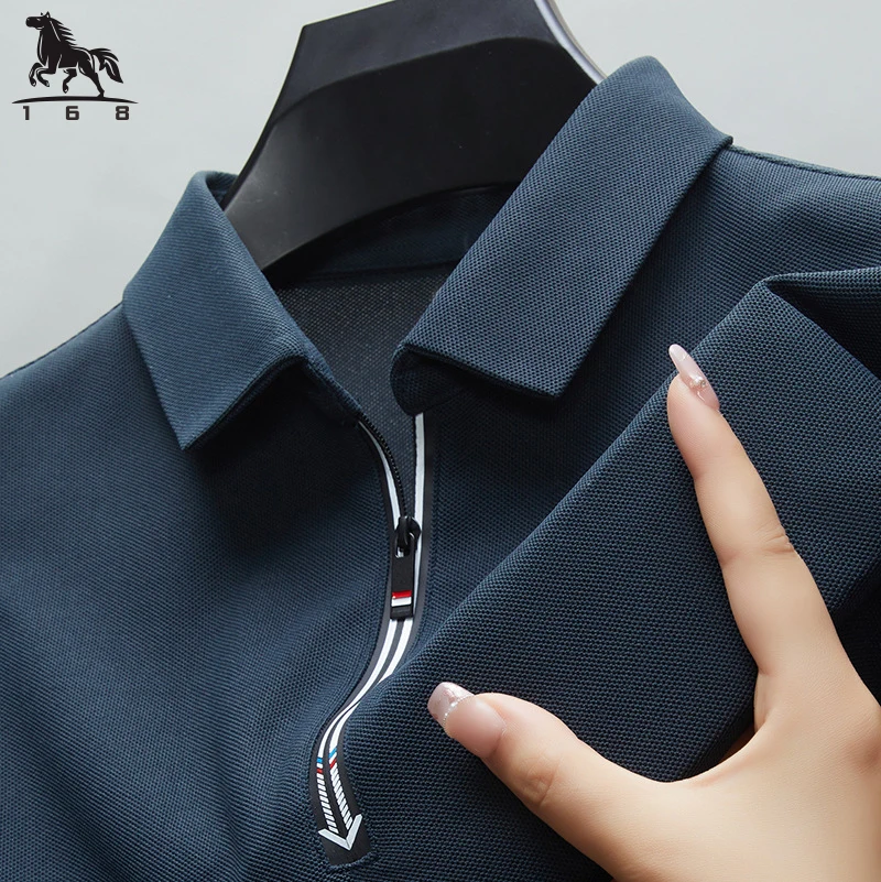 Men's high quality summer new lapel men's short sleeve polo shirt fringe ventilate business casual men's polo shirt M-4XL GP237
Men's high quality summer new lapel men's short sleeve polo shirt fringe ventilate business casual men's polo shirt M-4XL GP237