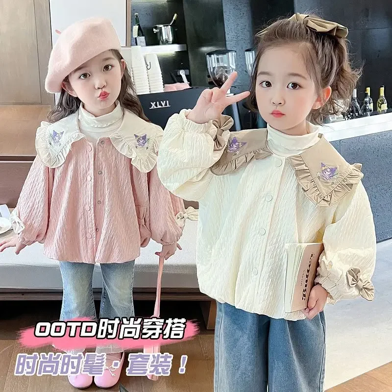 Girly Heart Kuromi Anime Kawaii MINISO Ins Fashion Long Sleeve Jacket Cute Fashionable Leisure Baby Coat Clothes Gifts for Kids
Girly Heart Kuromi Anime Kawaii MINISO Ins Fashion Long Sleeve Jacket Cute Fashionable Leisure Baby Coat Clothes Gifts for Kids