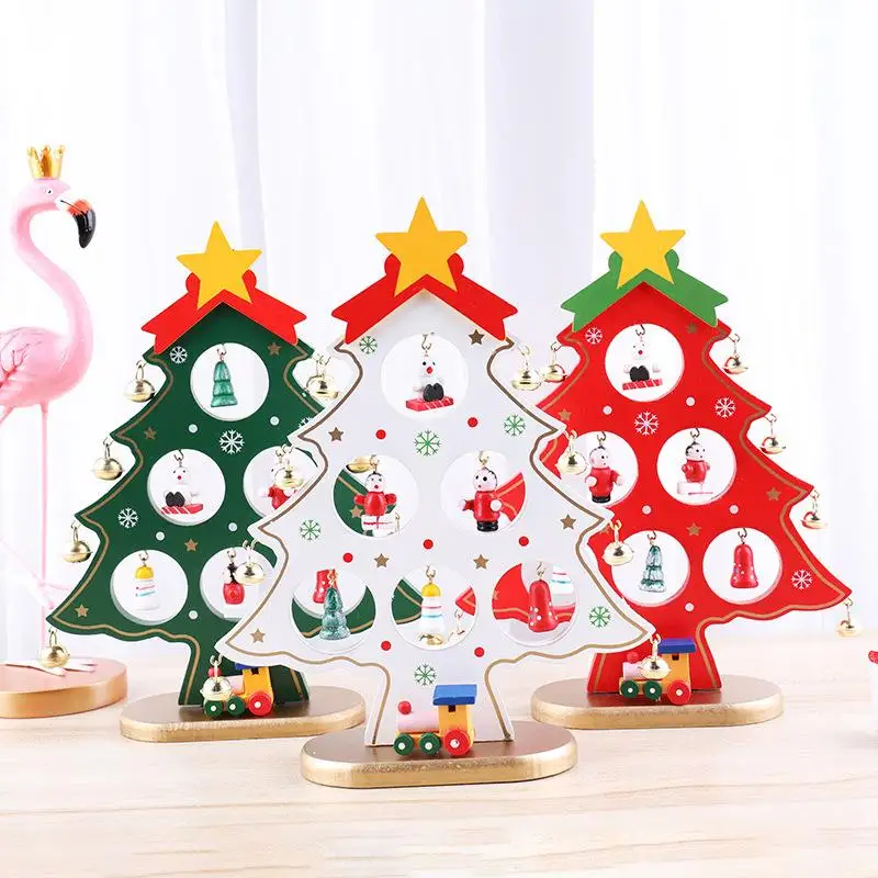 Wooden Christmas Tree Decorative Tabletop Gift Christmas Scene Arrangement Craftwork Festive Decorations
Wooden Christmas Tree Decorative Tabletop Gift Christmas Scene Arrangement Craftwork Festive Decorations