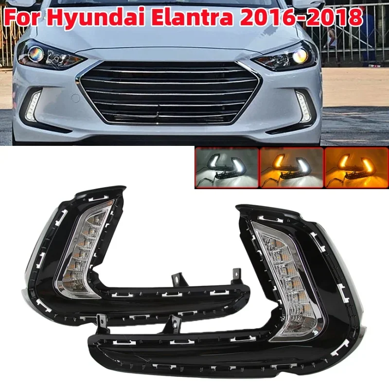 2Pcs Car Front Bumper LED Fog Lights Daytime Running Lamp for Hyundai Elantra 2016 2017 2018
2Pcs Car Front Bumper LED Fog Lights Daytime Running Lamp for Hyundai Elantra 2016 2017 2018