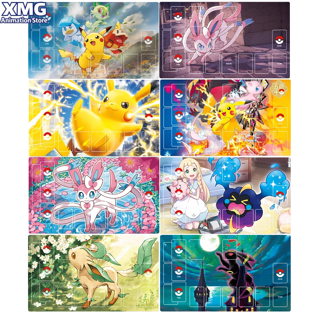 10 Styles DIY Pokemon Playmat - Self Made Umbreon Sylveon Leafeon Pikachu PTCG Battle Card Mat Anime Gift
10 Styles DIY Pokemon Playmat - Self Made Umbreon Sylveon Leafeon Pikachu PTCG Battle Card Mat Anime Gift