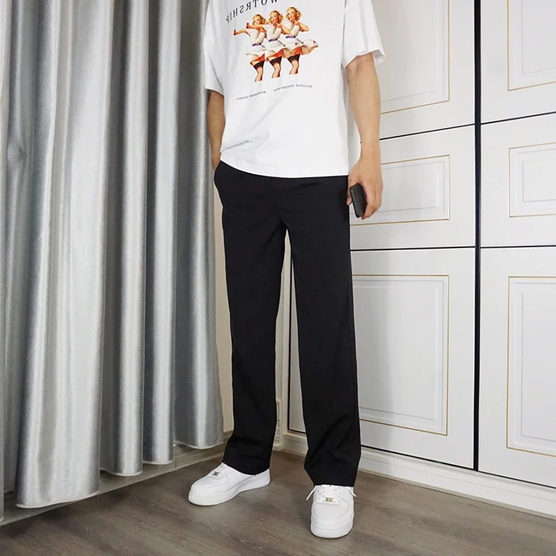 Мужские прямые брюки Bla, осенне-зимние, новые, с эластичным поясом, свободного кроя, струящиеся, широкие, в пол
Мужские прямые брюки Bla, осенне-зимние, новые, с эластичным поясом, свободного кроя, струящиеся, широкие, в пол