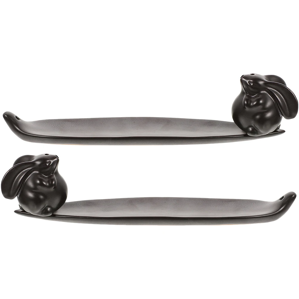 2Pcs Ceramic Incense Stick Holder Retro Bunny Design Desktop nament Table Decoration Home Decor Relaxation Aid
2Pcs Ceramic Incense Stick Holder Retro Bunny Design Desktop nament Table Decoration Home Decor Relaxation Aid