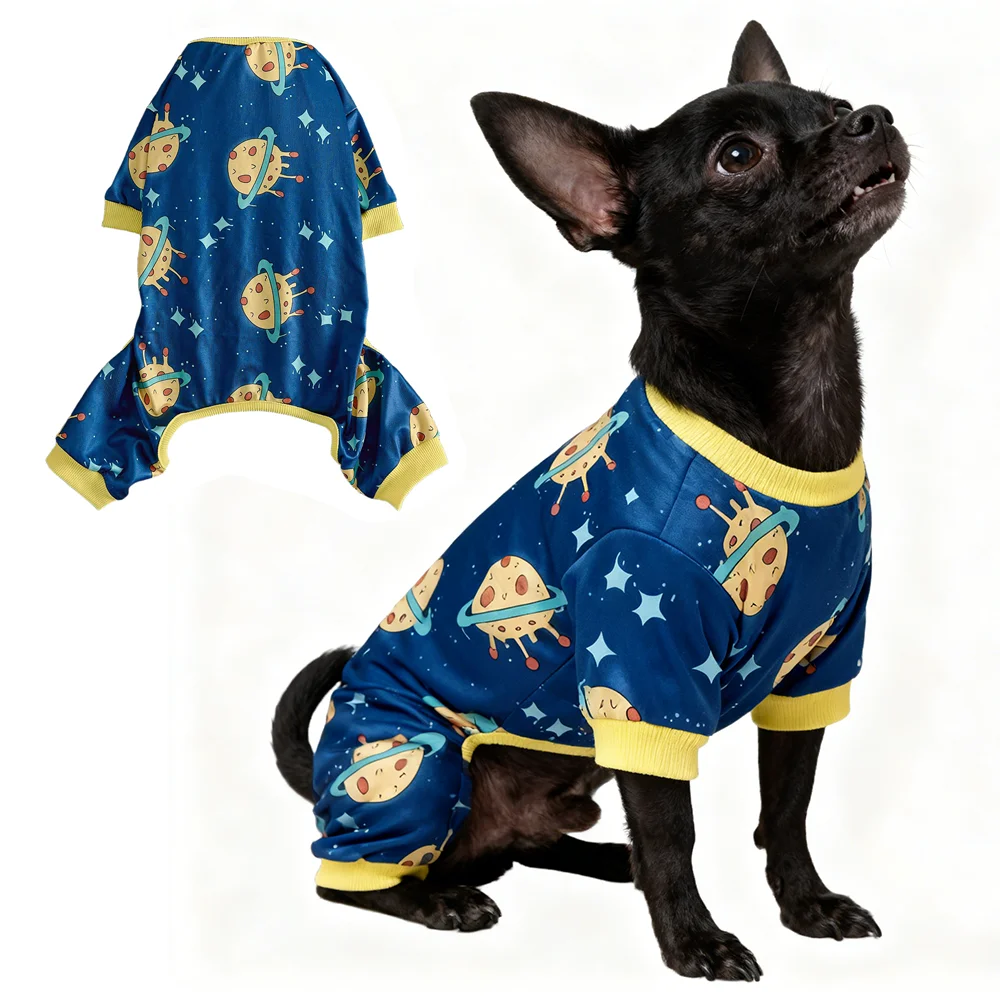 Soft Cotton Dog Pajamas Onesie for Small Medium Dogs - Polyester, Cozy, Wrinkle-Resistant Four-Legged Pet Apparel
Soft Cotton Dog Pajamas Onesie for Small Medium Dogs - Polyester, Cozy, Wrinkle-Resistant Four-Legged Pet Apparel