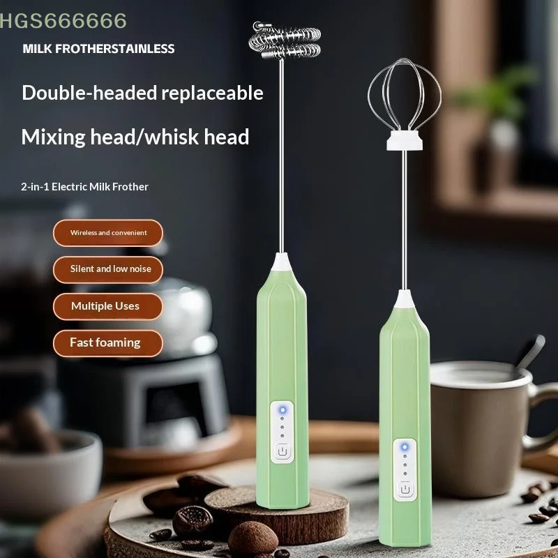 Wireless Milk Frother Electric Type-C Handheld Mixer Stainless Steel Mini Coffee Maker Whisk Mixer For Coffee Drink Cream
Wireless Milk Frother Electric Type-C Handheld Mixer Stainless Steel Mini Coffee Maker Whisk Mixer For Coffee Drink Cream