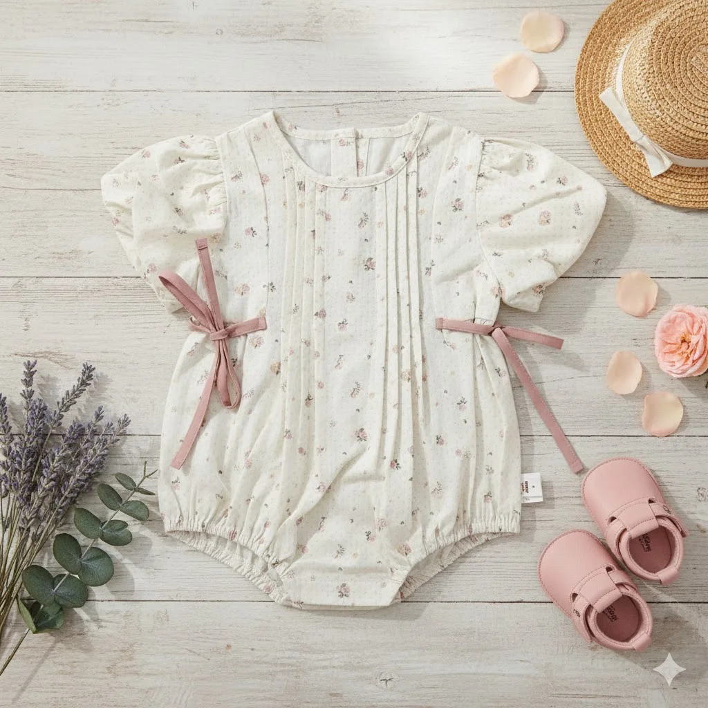 Детское боди SeasonSea, дышащий комбинезон на шнуровке с цветочным принтом, летнее боди для детей 0-2 лет, комбинезон из чистого хлопка, одежда для малышей
Детское боди SeasonSea, дышащий комбинезон на шнуровке с цветочным принтом, летнее боди для детей 0-2 лет, комбинезон из чистого хлопка, одежда для малышей