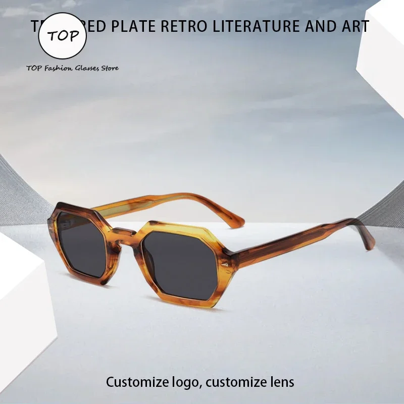 Personalized Hexagonal Plate Handmade High-grade Men's Polarized Sunglasses UV400 Retro Trend Women's Sunglasses
Personalized Hexagonal Plate Handmade High-grade Men's Polarized Sunglasses UV400 Retro Trend Women's Sunglasses