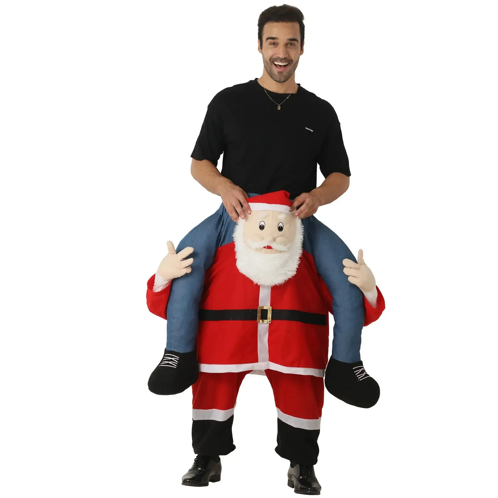 Santa Piggyback Costume Funny Christmas Clothes Disguise Wear Adult Party Dress Up Outfit Holiday Show Suit Xmas Gifts
Santa Piggyback Costume Funny Christmas Clothes Disguise Wear Adult Party Dress Up Outfit Holiday Show Suit Xmas Gifts