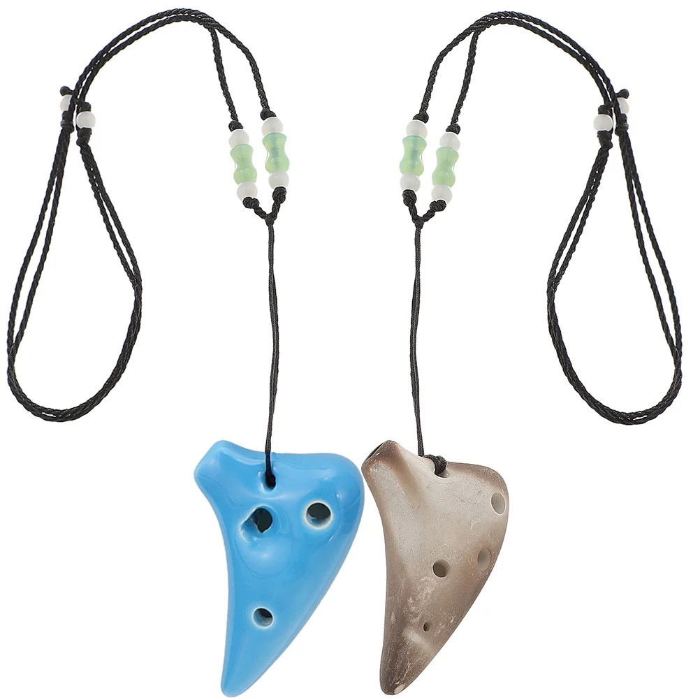 2 Pcs Music Beginner Instruments Ocarina Musical (musical Instrument) Miniature 
2 Pcs Music Beginner Instruments Ocarina Musical (musical Instrument) Miniature