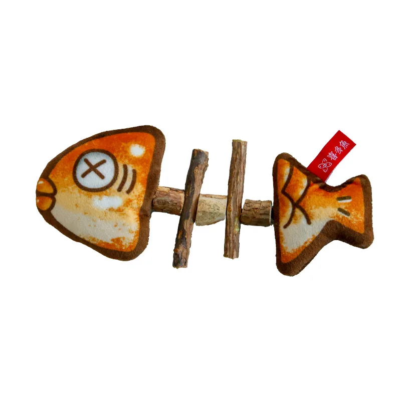 Cat Toy Silvervine Matatabi Fish Bone Plush Kicker Natural Wood Chew Teething Dental Care Teeth Cleaning Interactive Training
Cat Toy Silvervine Matatabi Fish Bone Plush Kicker Natural Wood Chew Teething Dental Care Teeth Cleaning Interactive Training
