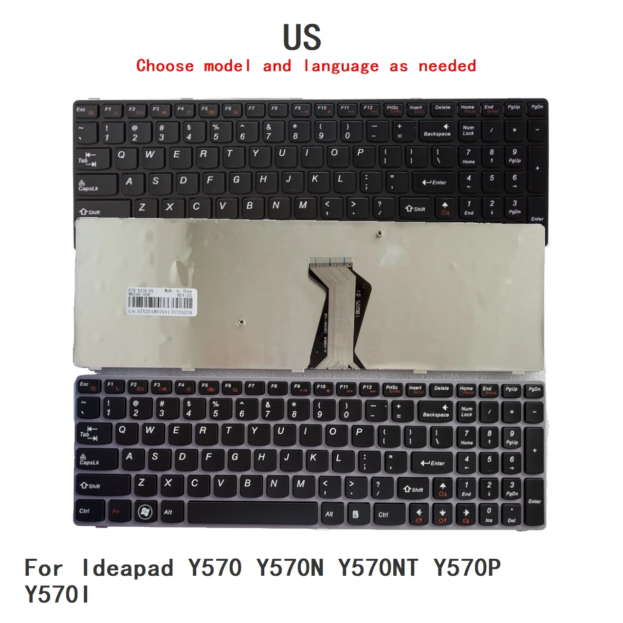 New US Language Keyboard For Lenovo Ideapad Y570 Y570N Y570NT Y570P Y570I Notebook PC Replacement Keyboard
New US Language Keyboard For Lenovo Ideapad Y570 Y570N Y570NT Y570P Y570I Notebook PC Replacement Keyboard