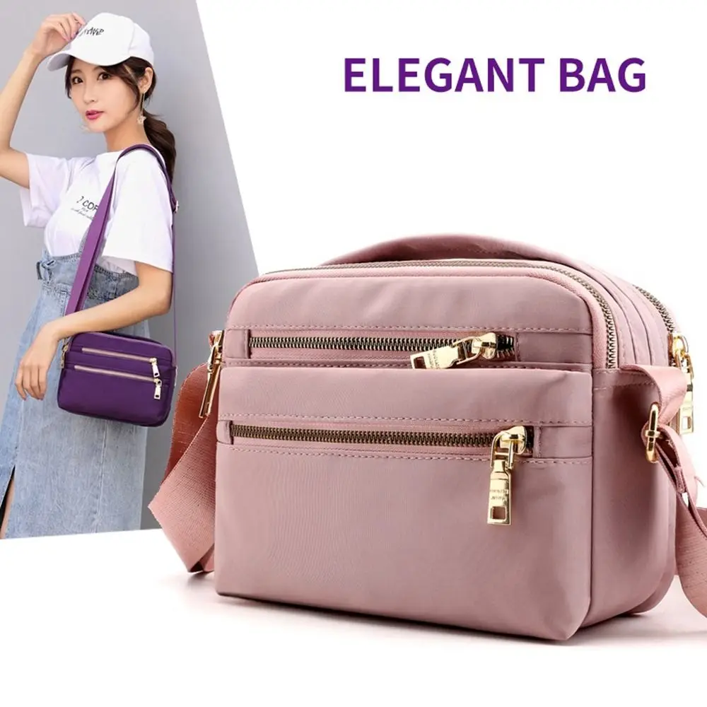 Vintage Multi Layer Nylon Crossbody Bag Zipper Waterproof Women Backpack Korean Style Canvas Oxford Shoulder Bag Storage Bag
Vintage Multi Layer Nylon Crossbody Bag Zipper Waterproof Women Backpack Korean Style Canvas Oxford Shoulder Bag Storage Bag