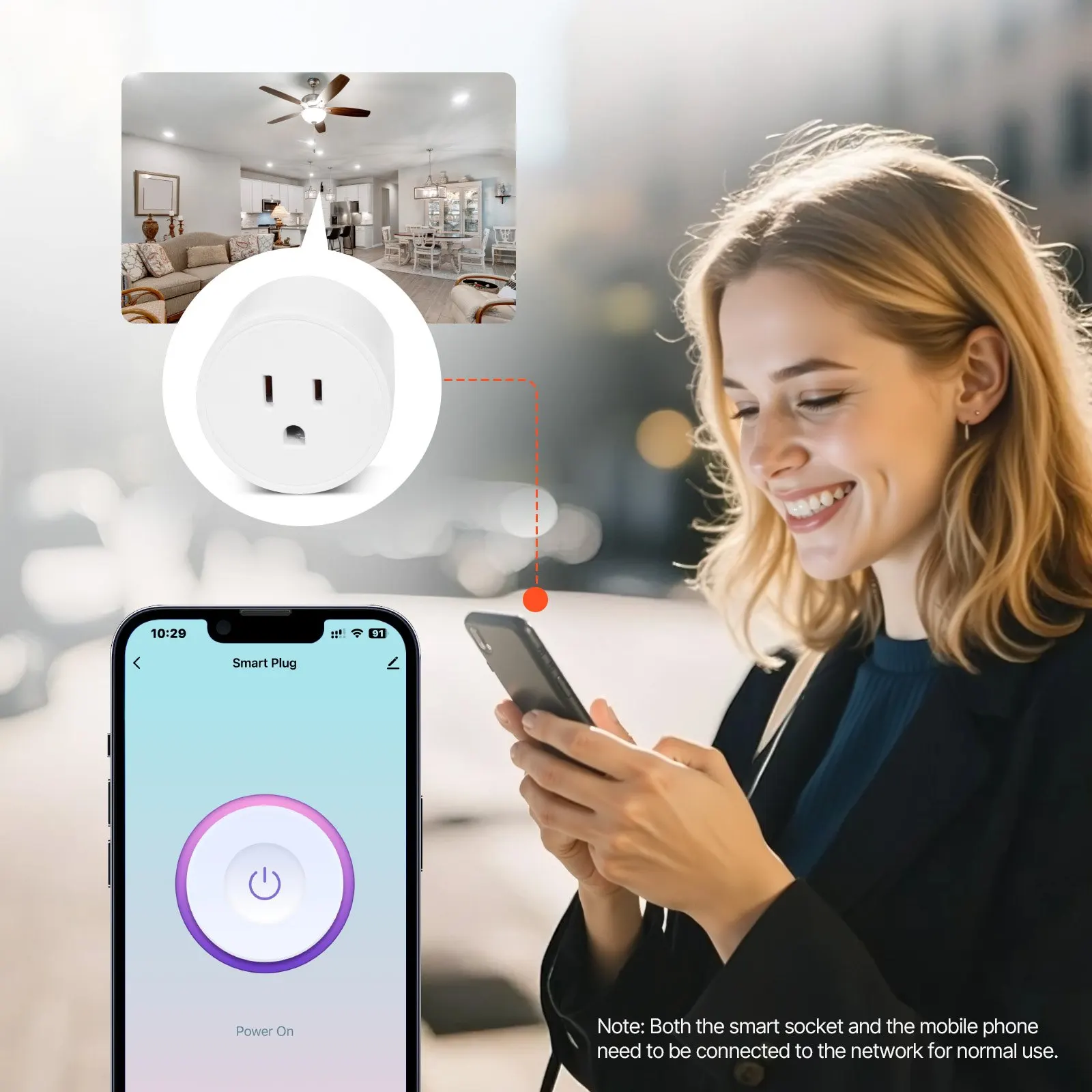 Умная розетка Smart Plug Works с поддержкой Wi-Fi, совместимая с Alexa и Google Home, комплект из 4 штук, белая
Умная розетка Smart Plug Works с поддержкой Wi-Fi, совместимая с Alexa и Google Home, комплект из 4 штук, белая