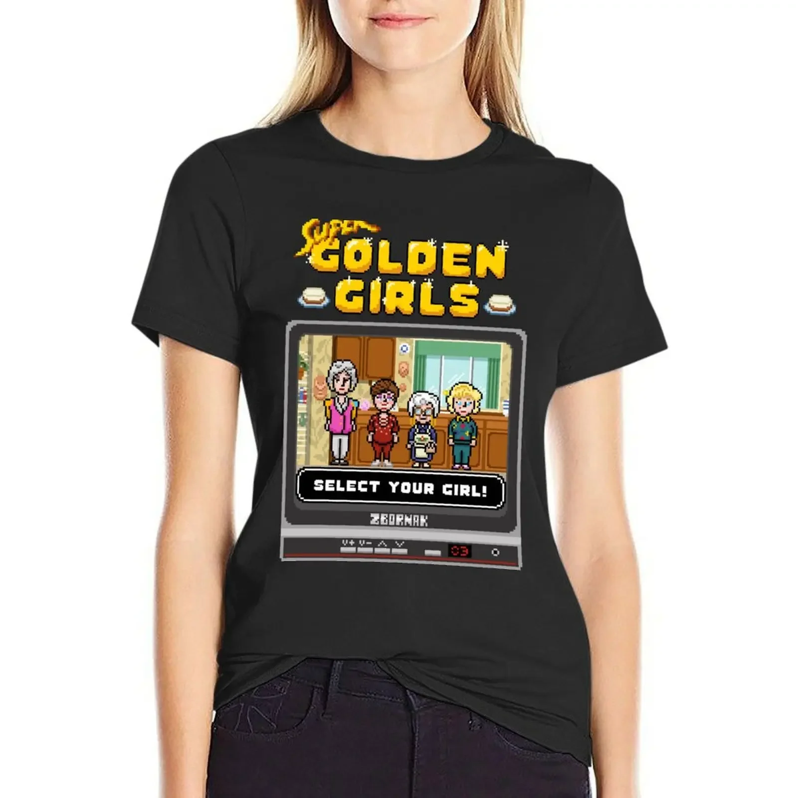Golden Girls: The Video Game T-Shirt anime customizeds oversized summer clothes Women tops
Golden Girls: The Video Game T-Shirt anime customizeds oversized summer clothes Women tops