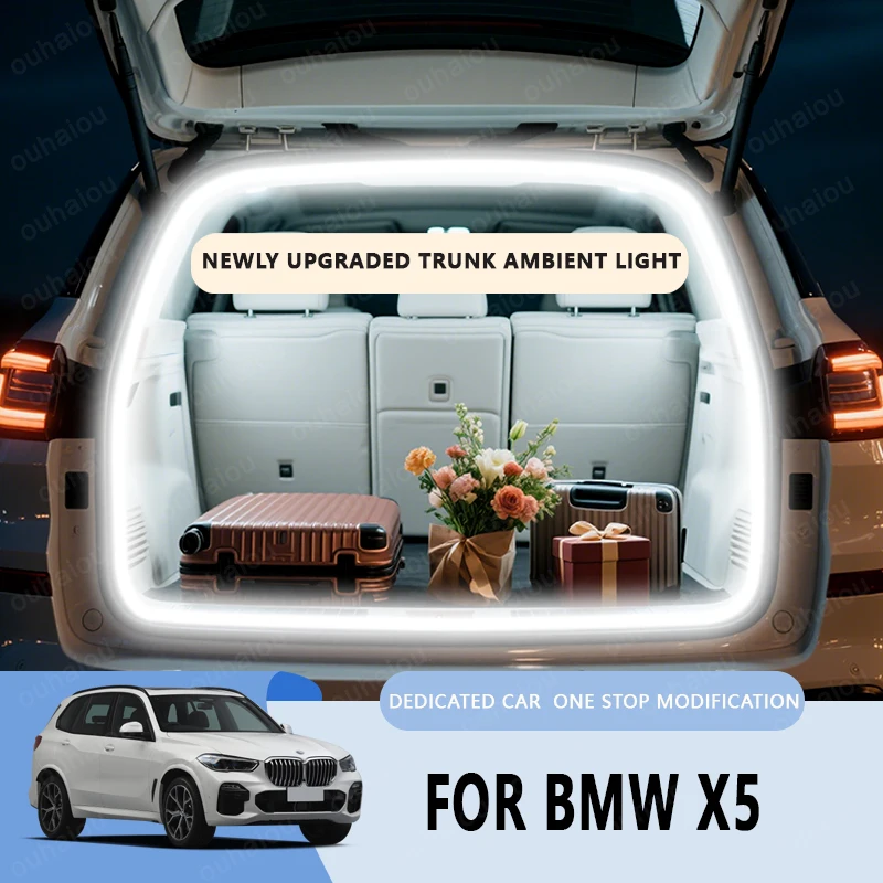 For 2019-2025 BMW X5 trunk light Atmosphere lights modification light Rear Trunk LED Light Bar White warm white
For 2019-2025 BMW X5 trunk light Atmosphere lights modification light Rear Trunk LED Light Bar White warm white 