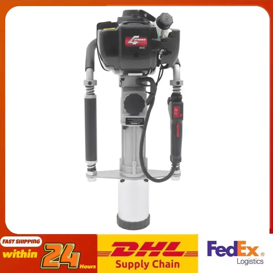 37.7cc 4-Stroke Gasoline Pile Driver 45J Impact Energy Pile Driver Piling Machine Piling Hamme for Gardening Construction
37.7cc 4-Stroke Gasoline Pile Driver 45J Impact Energy Pile Driver Piling Machine Piling Hamme for Gardening Construction