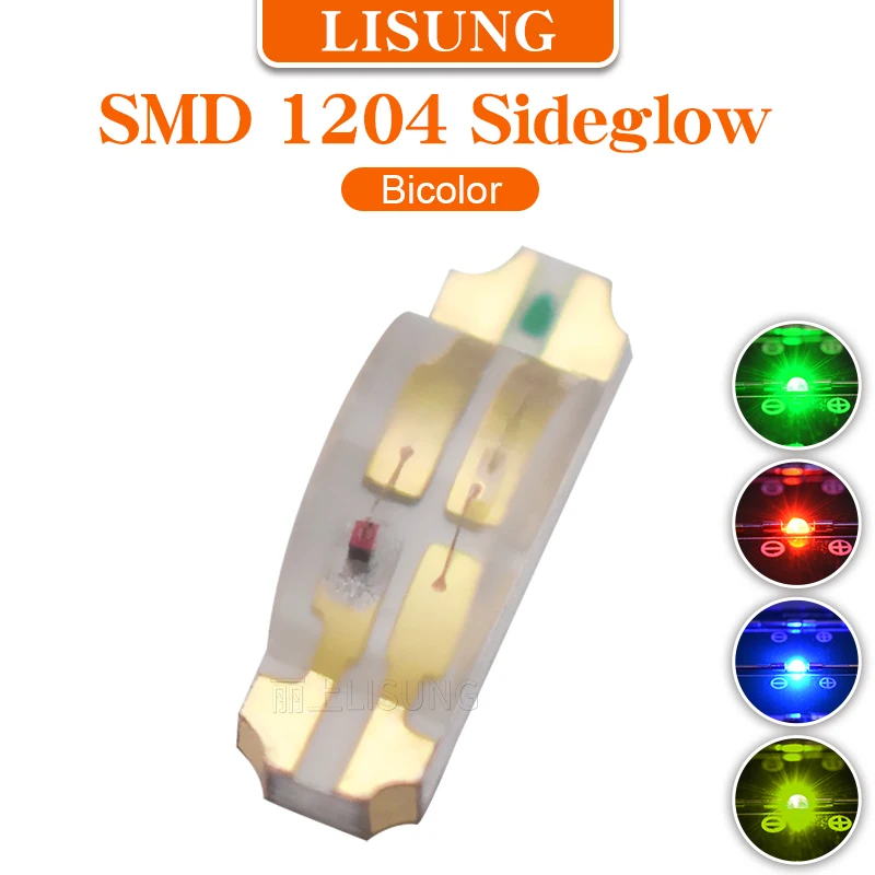 1000Pcs/bag 1206 Side Led Smd 1204 Bicolor Leds 2 Colors Red Blue Ultra Bright Two-color Indicator Light
1000Pcs/bag 1206 Side Led Smd 1204 Bicolor Leds 2 Colors Red Blue Ultra Bright Two-color Indicator Light