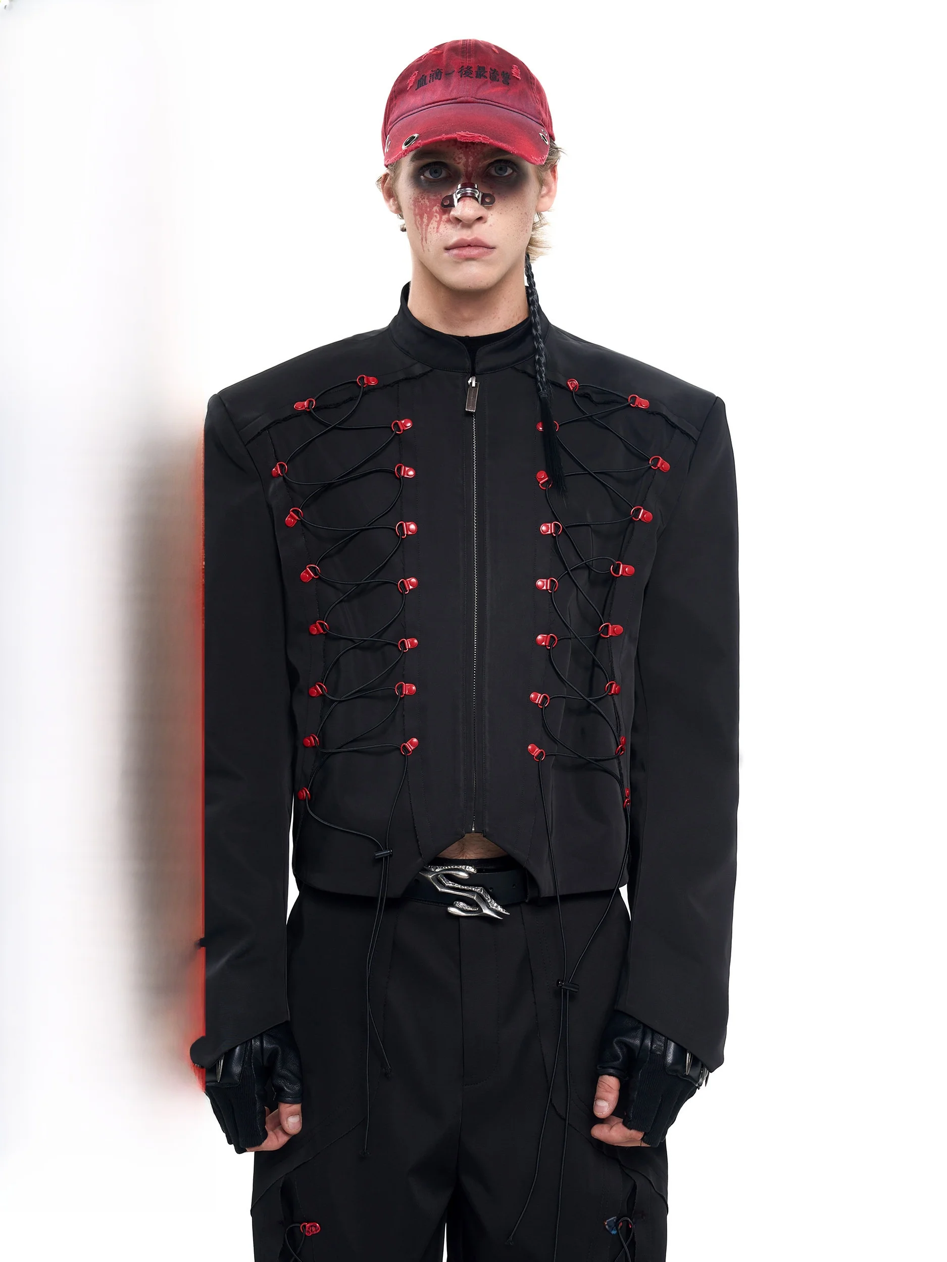 Мужская куртка Bla ort с воротником-стойкой и дизайном с веревочными элементами, оригинальная осенняя модель свободного кроя из полиэфирного волокна, молодежное пальто в стиле кэжуал
Мужская куртка Bla ort с воротником-стойкой и дизайном с веревочными элементами, оригинальная осенняя модель свободного кроя из полиэфирного волокна, молодежное пальто в стиле кэжуал