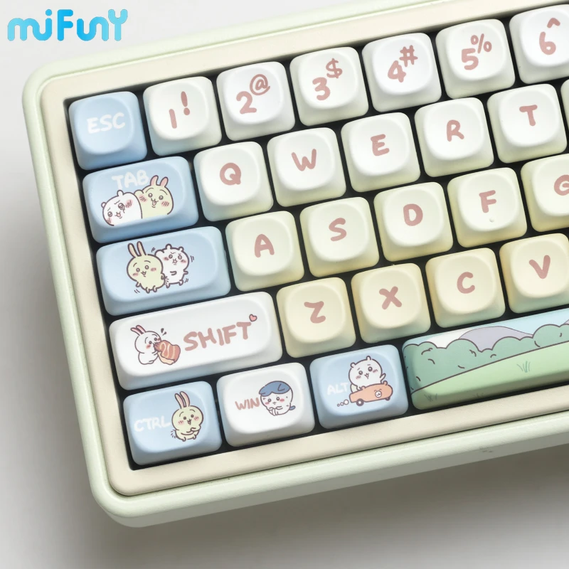 New Kawaii Anime Keycaps MAC Keycap MOA Personalized PBT Cute Hachiwares Girls Cartoon Thermal Sublimation Mechanical Keycap
New Kawaii Anime Keycaps MAC Keycap MOA Personalized PBT Cute Hachiwares Girls Cartoon Thermal Sublimation Mechanical Keycap