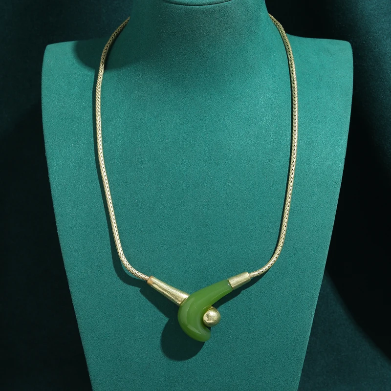 Vintage Emerald Green Necklace Choker Woman Simple Jade Pendant Jewelry For Evening Party Antique Accessories Beauty 2026 Trends
Vintage Emerald Green Necklace Choker Woman Simple Jade Pendant Jewelry For Evening Party Antique Accessories Beauty 2026 Trends