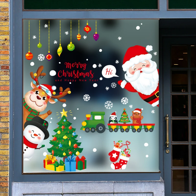 Santa Claus Tree Deer Cartoon Car Pendant Snowflake Holiday New Year Decoration Glass Door Window Waterproof Window Sticker
Santa Claus Tree Deer Cartoon Car Pendant Snowflake Holiday New Year Decoration Glass Door Window Waterproof Window Sticker