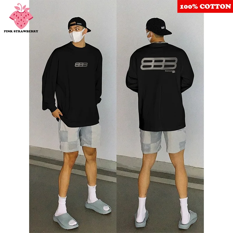 American Brand long sleeved T-shirt Men's Autumn Winter 25 New 100% Cotton Round neck Black T-shirt Loose Y2k Top men clothing
American Brand long sleeved T-shirt Men's Autumn Winter 25 New 100% Cotton Round neck Black T-shirt Loose Y2k Top men clothing