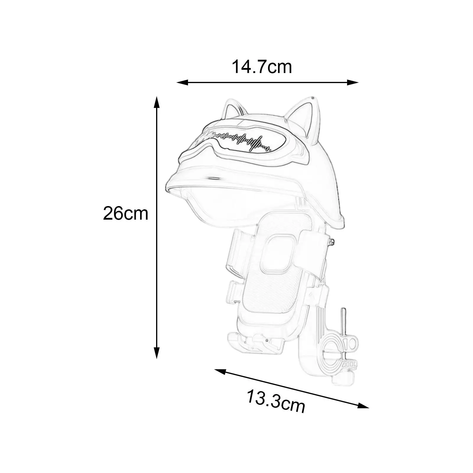 Motorcycle Phone Holder for 4.7inch to 7.2inch Phones Riding Phone Cradle
Motorcycle Phone Holder for 4.7inch to 7.2inch Phones Riding Phone Cradle
