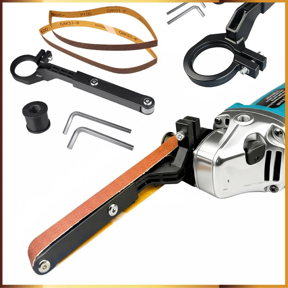 Angle Grinder Belt Sander Adapter Attachment for Polishing Sanding Belt Adapter Kit for Model 100 115 125 Angle Grinder
Angle Grinder Belt Sander Adapter Attachment for Polishing Sanding Belt Adapter Kit for Model 100 115 125 Angle Grinder