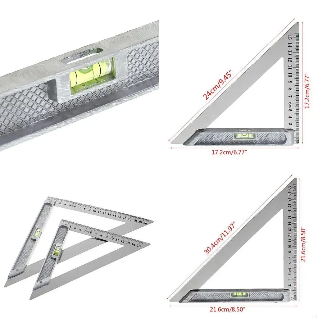 150mm for Triangle Ruler 90° Alloy with Bead Horizontal Woodworking Measuring T
150mm for Triangle Ruler 90° Alloy with Bead Horizontal Woodworking Measuring T
