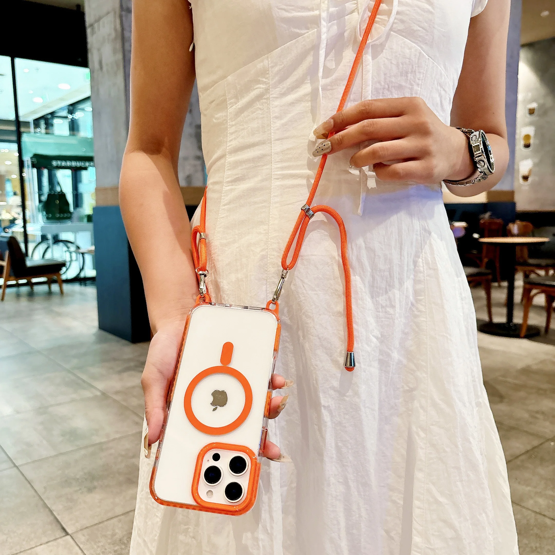 Crossbody Lanyard New Transparent Case for iPhone 16 15 14 13 17 Pro Max 16 Plus Shockproof Powerful Magnetic for Magsafe Cover
Crossbody Lanyard New Transparent Case for iPhone 16 15 14 13 17 Pro Max 16 Plus Shockproof Powerful Magnetic for Magsafe Cover