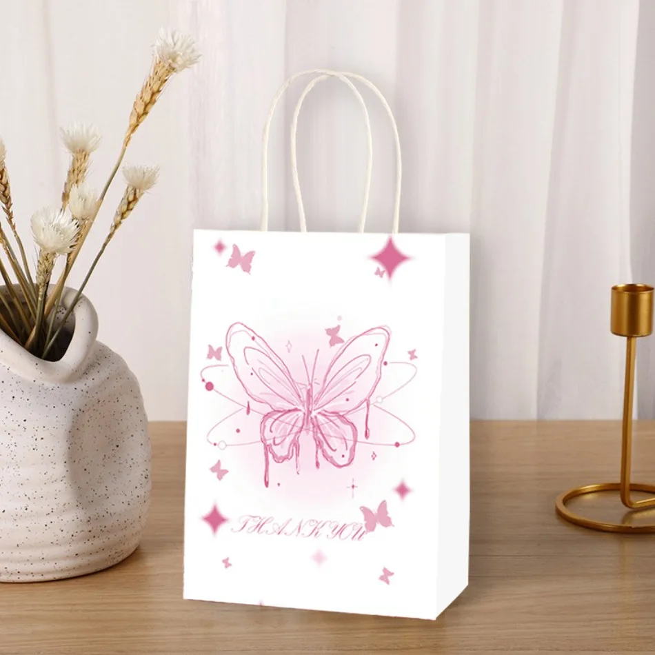 12Pcs Gift Paper Bags Butterfly Paper Tote Bags for Wedding Birthday Party Candy Cookies Packaging Decorations
12Pcs Gift Paper Bags Butterfly Paper Tote Bags for Wedding Birthday Party Candy Cookies Packaging Decorations