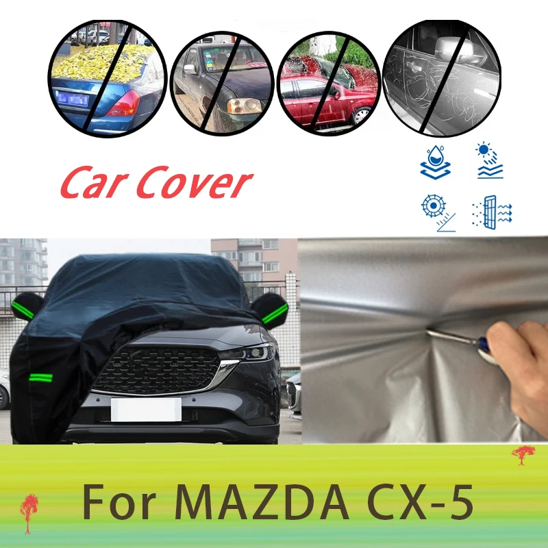 For MAZDA CX-5 Outdoor Protection Full Car Covers Snow Cover Sunshade Waterproof Dustproof Exterior Car accessories
For MAZDA CX-5 Outdoor Protection Full Car Covers Snow Cover Sunshade Waterproof Dustproof Exterior Car accessories