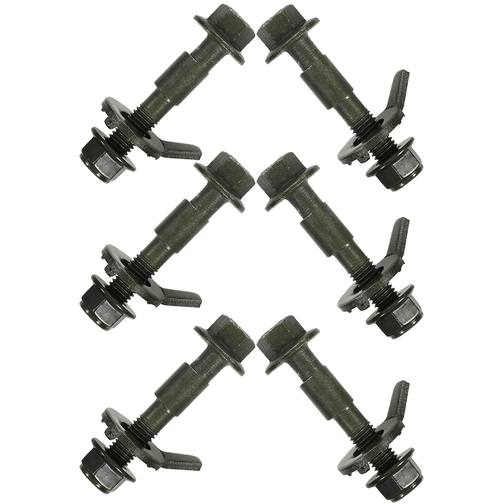 6pcs 4 Wheel Alignment Bolts 10.9 Grade Screws 12mm Vehicle Stability Adjustment Kit for Car Suspension 
6pcs 4 Wheel Alignment Bolts 10.9 Grade Screws 12mm Vehicle Stability Adjustment Kit for Car Suspension