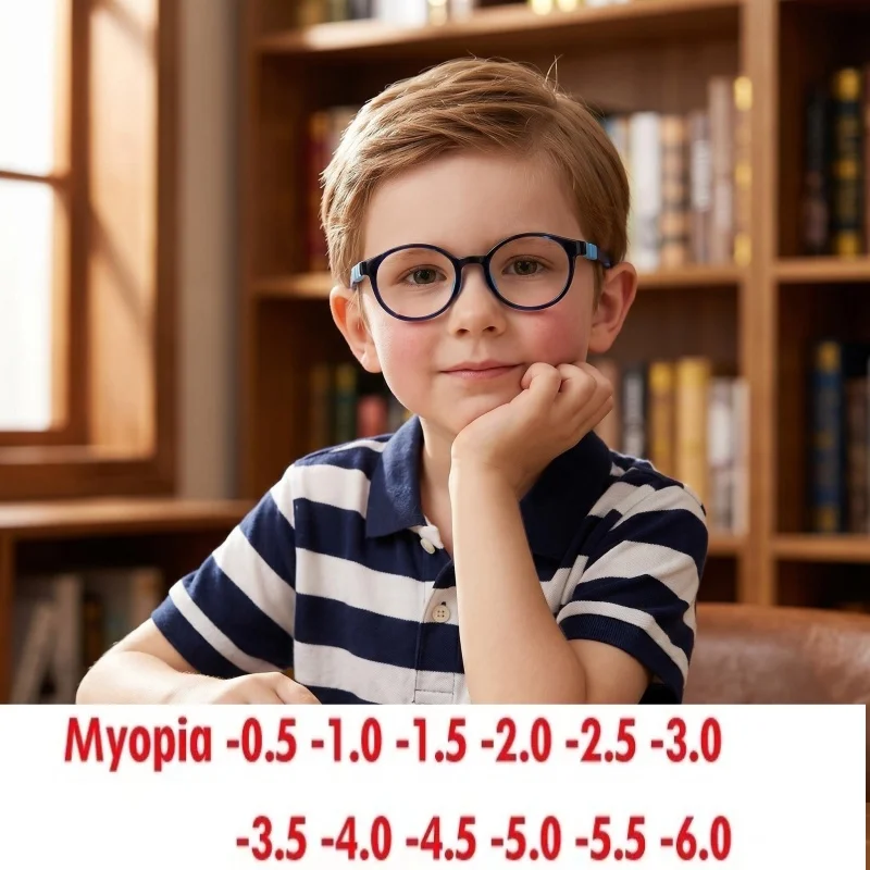 Children's soft silicone glasses anti-blue mobile phone myopia customized prescription glasses goggles 0~-6.0
Children's soft silicone glasses anti-blue mobile phone myopia customized prescription glasses goggles 0~-6.0