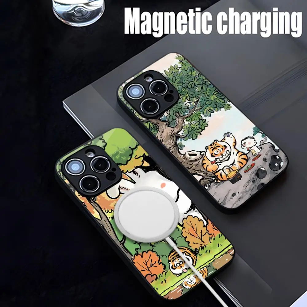 Милый чехол для телефона с толстым тигром, сильное стекло магнетизма для iPhone 16 Pro Max 14, 13, 12, 15, 11 Pro XS Max Plus Mini Coque
Милый чехол для телефона с толстым тигром, сильное стекло магнетизма для iPhone 16 Pro Max 14, 13, 12, 15, 11 Pro XS Max Plus Mini Coque