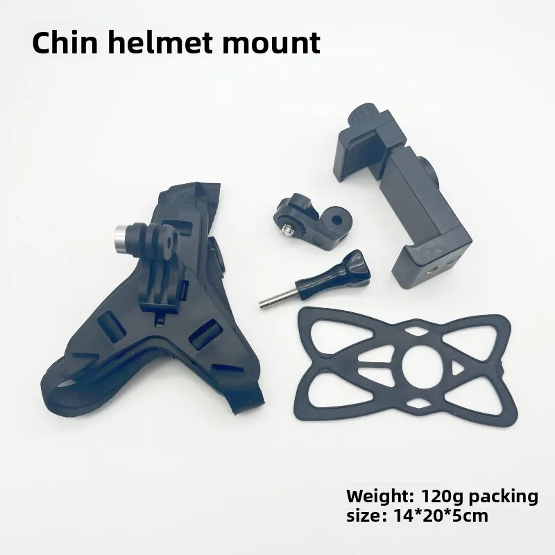 Helmet Chin Mount Kit for Phones & Action Cameras Adjustable Strap with Phone Clip & Accessories Ideal for Cycling & Motorcycle
Helmet Chin Mount Kit for Phones & Action Cameras Adjustable Strap with Phone Clip & Accessories Ideal for Cycling & Motorcycle