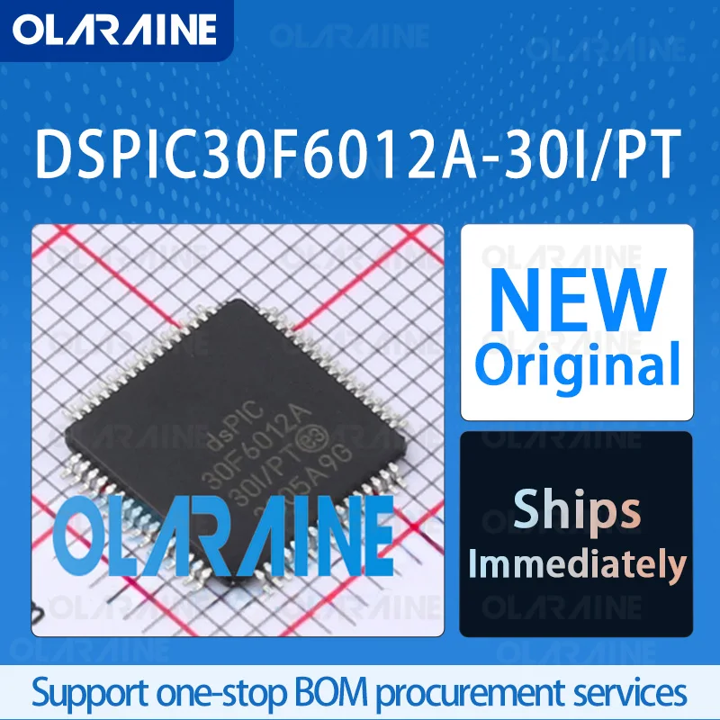 1/5/10/Pcs DSPIC30F6012A-30I/PT TQFP-64 Original IC Chip Digital Signal Processor&Controller-DSP,DSC Core dsPIC30F Voltage 5.5 V
1/5/10/Pcs DSPIC30F6012A-30I/PT TQFP-64 Original IC Chip Digital Signal Processor&Controller-DSP,DSC Core dsPIC30F Voltage 5.5 V