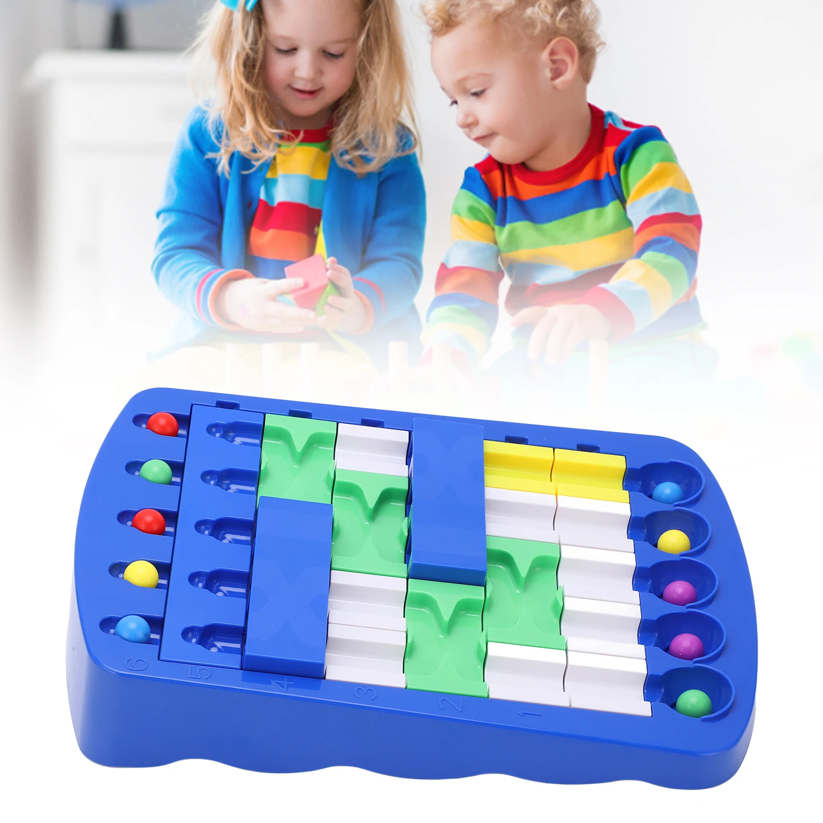 Children Logical Maze Ball Bead Route Training Puzzle Brain Educational Board Game DIY Logic Maze Puzzle Toy for Ages 3+
Children Logical Maze Ball Bead Route Training Puzzle Brain Educational Board Game DIY Logic Maze Puzzle Toy for Ages 3+